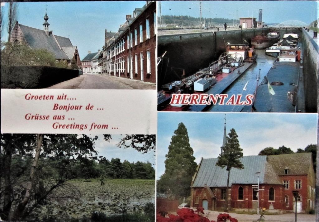 POSTKAARTEN BELGIË-HERENTALS, Verzamelen, Ophalen of Verzenden, Gelopen, Antwerpen