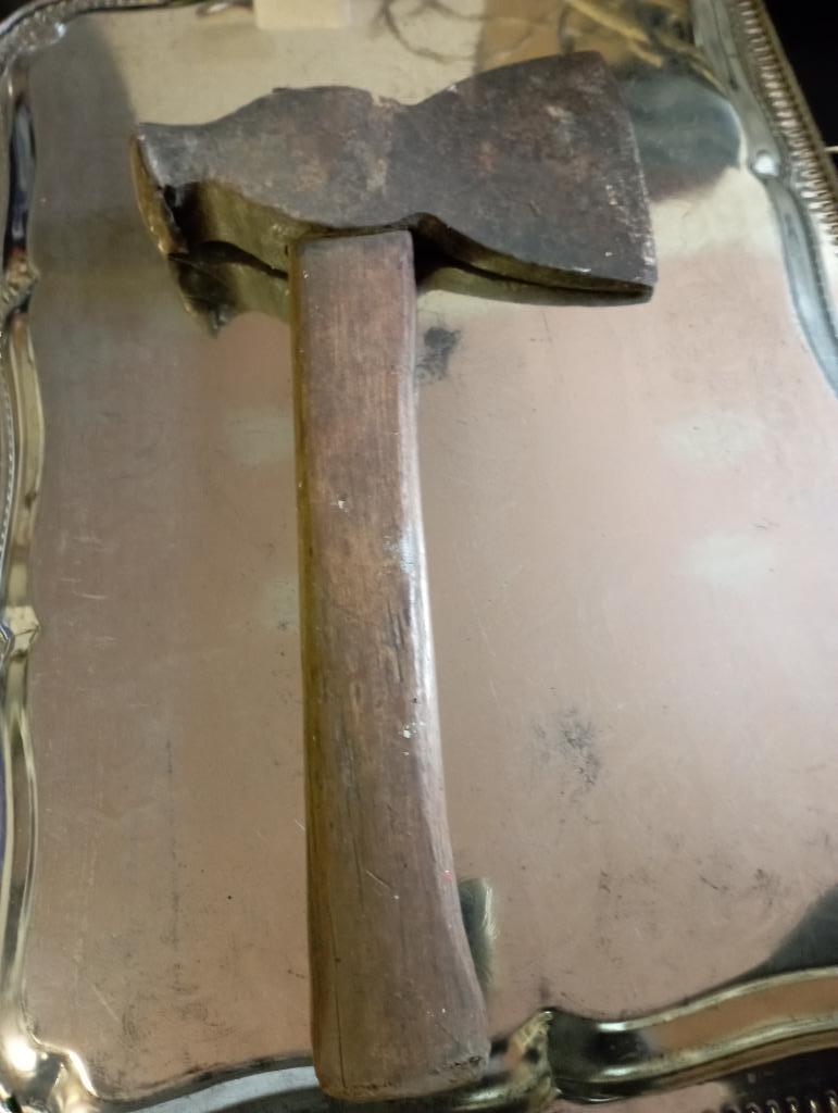 Kleine bijl voor het zagen van vintage hout, Tuin en Terras, Hand-tuingereedschap, Ophalen, Gebruikt, Bijl