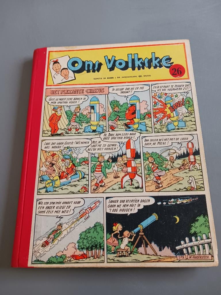 Ons Volkske, Bundeling nr. 26, HC 1st druk, goede staat, Boeken, Stripverhalen, Eén stripboek, Ophalen of Verzenden, Gelezen