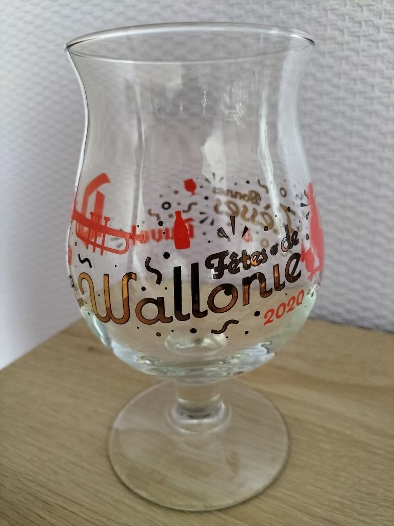 Duvelglas Fêtes de Wallonie 2020, Verzamelen, Ophalen of Verzenden, Zo goed als nieuw, Glas of Glazen, Duvel