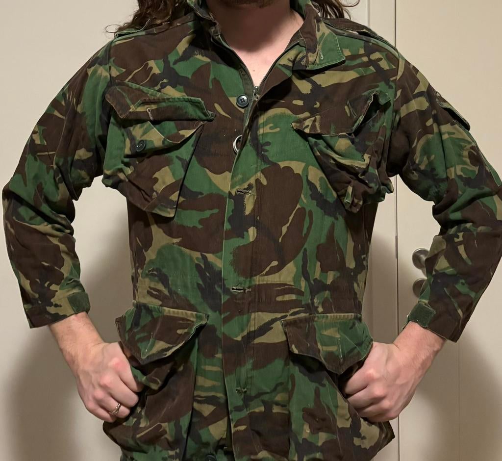 Originele Britse leger DPM woodland set – jas + broek, Verzamelen, Militaria | Algemeen, Landmacht, Kleding of Schoenen, Ophalen of Verzenden