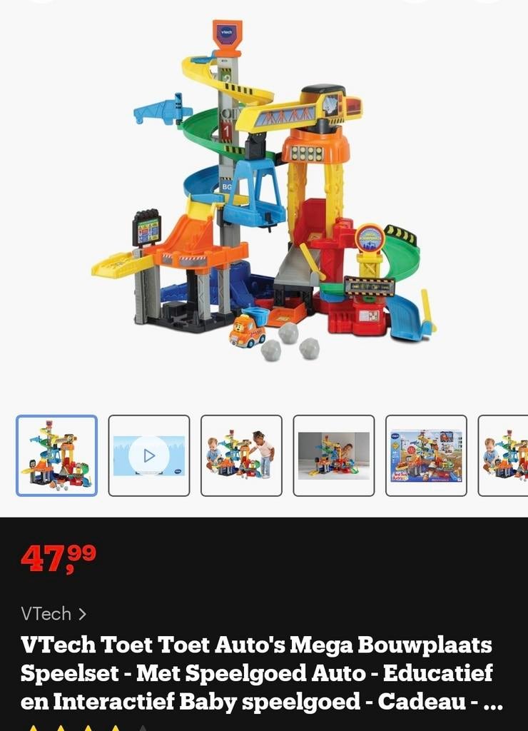 Vtech mega bouwplaats, Kinderen en Baby's, Ophalen