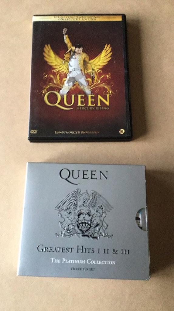 Queen / dvd en cd box, Boeken, Ophalen of Verzenden, Zo goed als nieuw