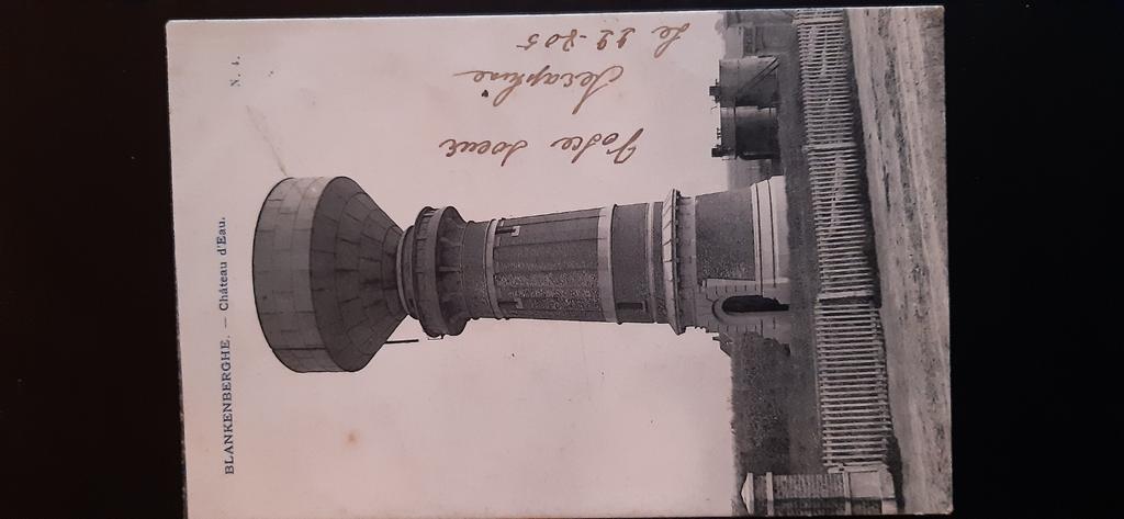 Postkaart BLANKENBERGE CHATEAU d Eau watertoren 1905, Verzenden