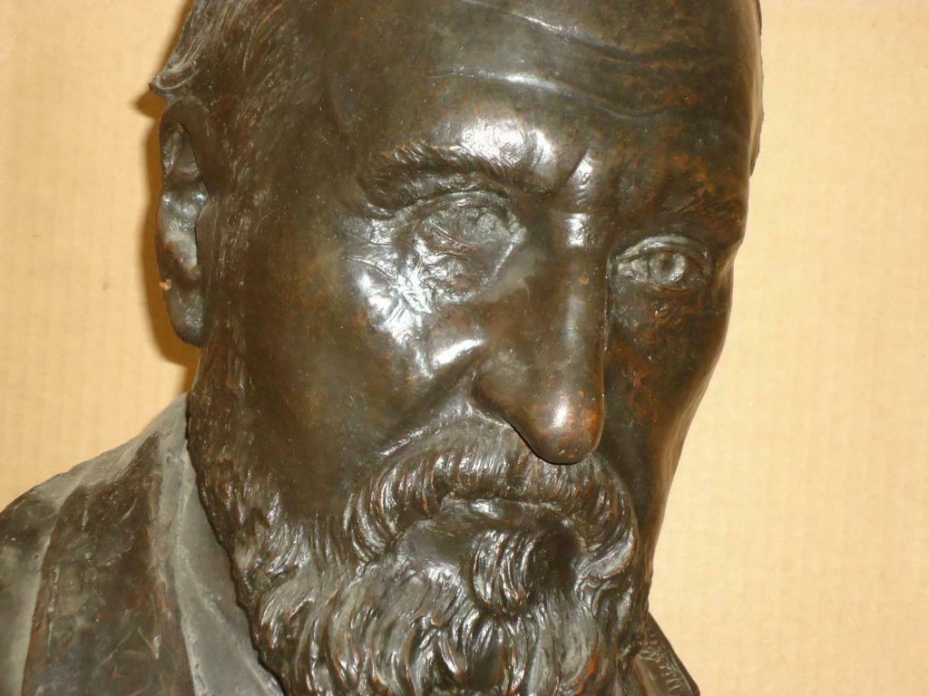 1925 Ém. FERNAND-DUBOIS buste ANDRE GIDE bronze SIOT PARIS, Enlèvement