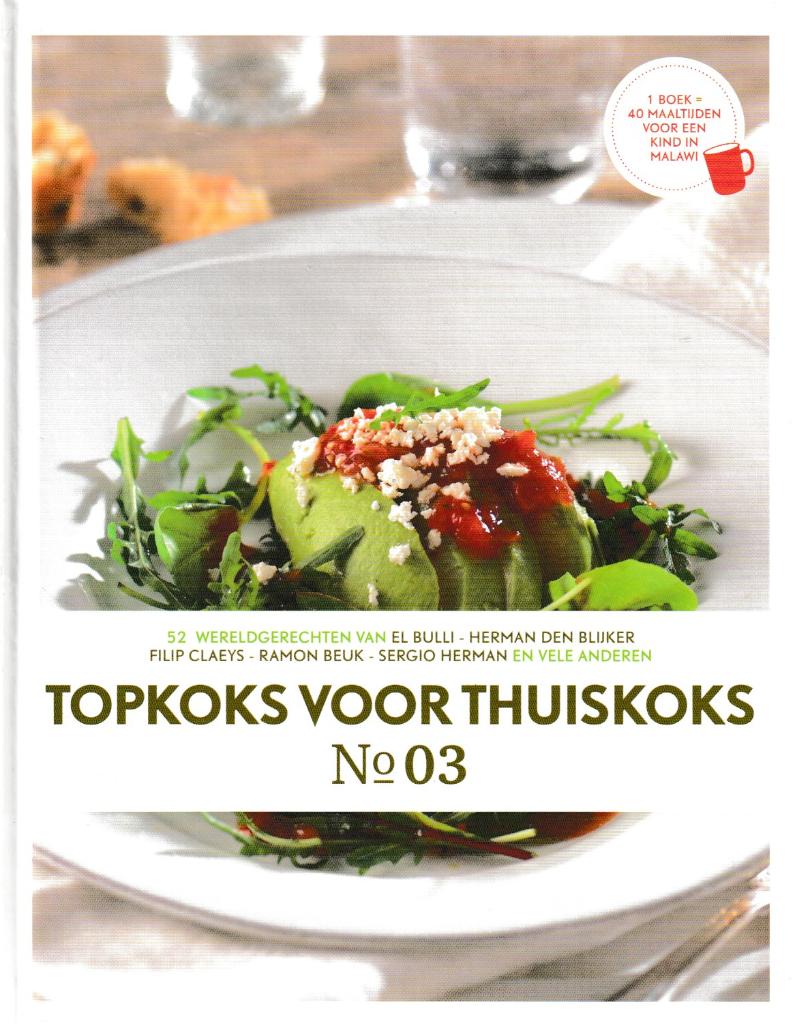 Vijf boeken - Topkoks voor thuiskoks delen 1, 2, 3, 4 en 5., Verzenden