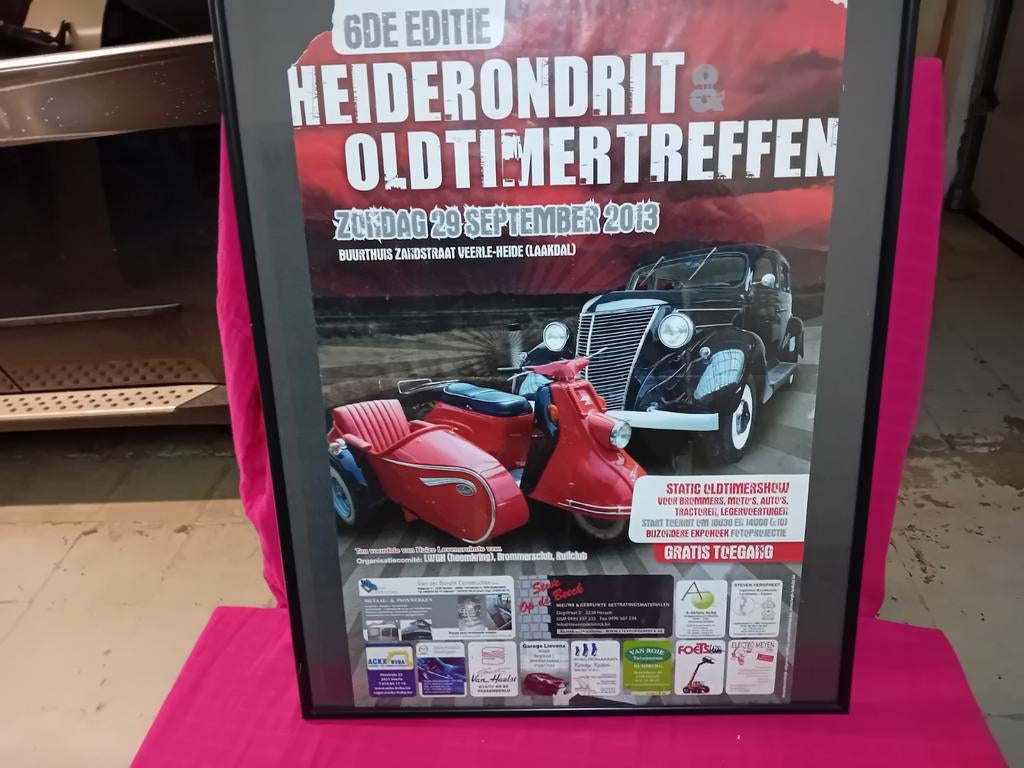 Posters moto beurs, Ophalen of Verzenden