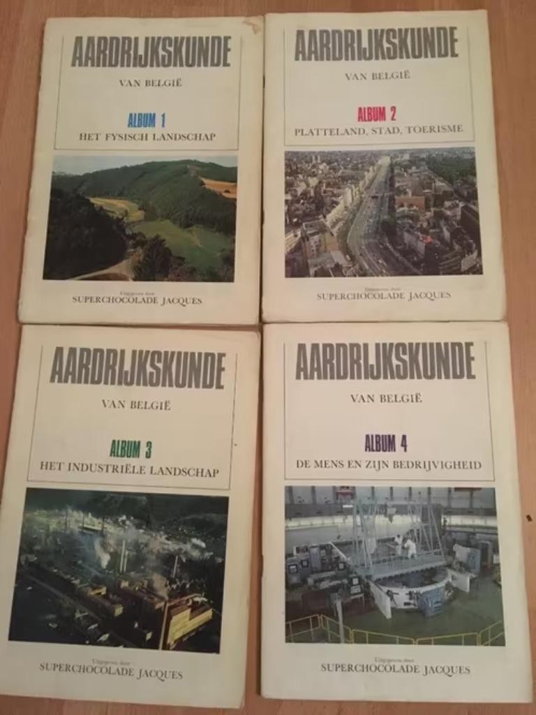 Superchocolade Jacques albums - aardrijkskunde europa, Boeken, Ophalen of Verzenden