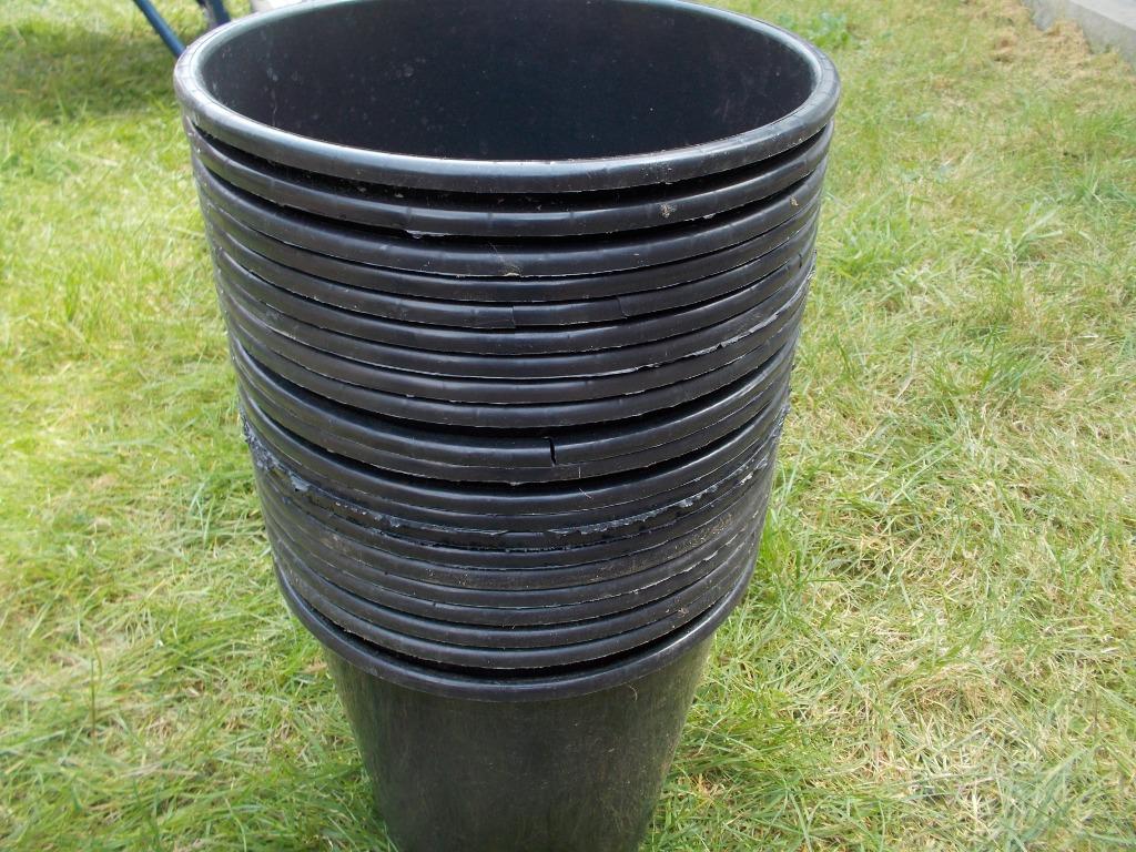 + 100 plastieken potten voor planten/bloemen/groenten-0,20 E, Tuin en Terras, Ophalen, Gebruikt