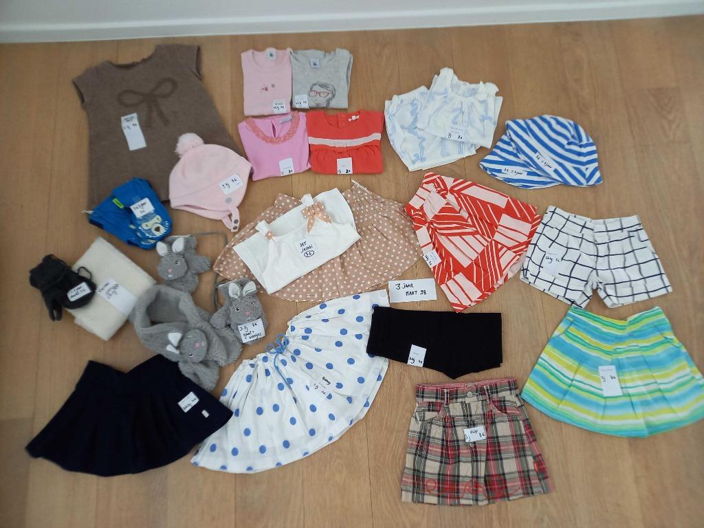 Meisjes merkkledij 3 jaar - maat 98 Zara, Petit Bateau..., Enfants & Bébés, Vêtements enfant | Taille 98, Comme neuf, Fille, Chemise ou À manches longues