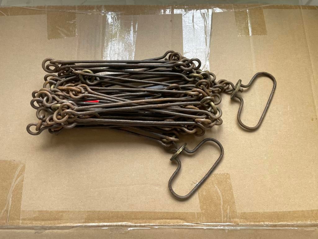 Oude decameter, landmeter ketting, Ophalen, Gebruikt, Afstand