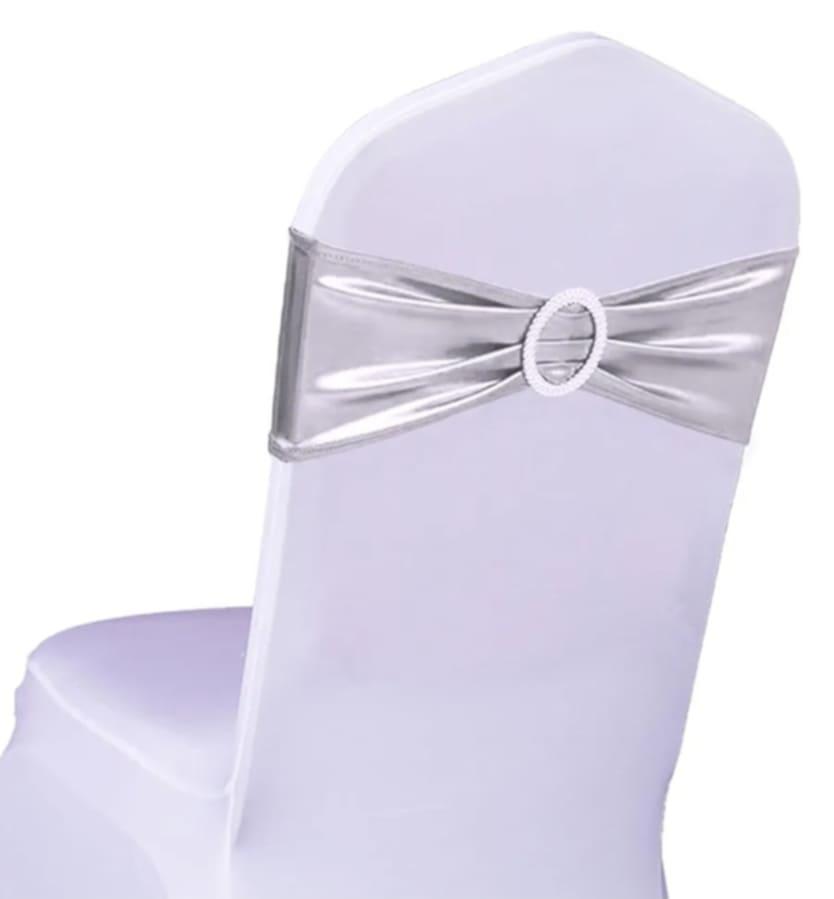 Lot de 100 Noeuds de chaises argenté (Neufs), Enlèvement, Neuf, Décoration