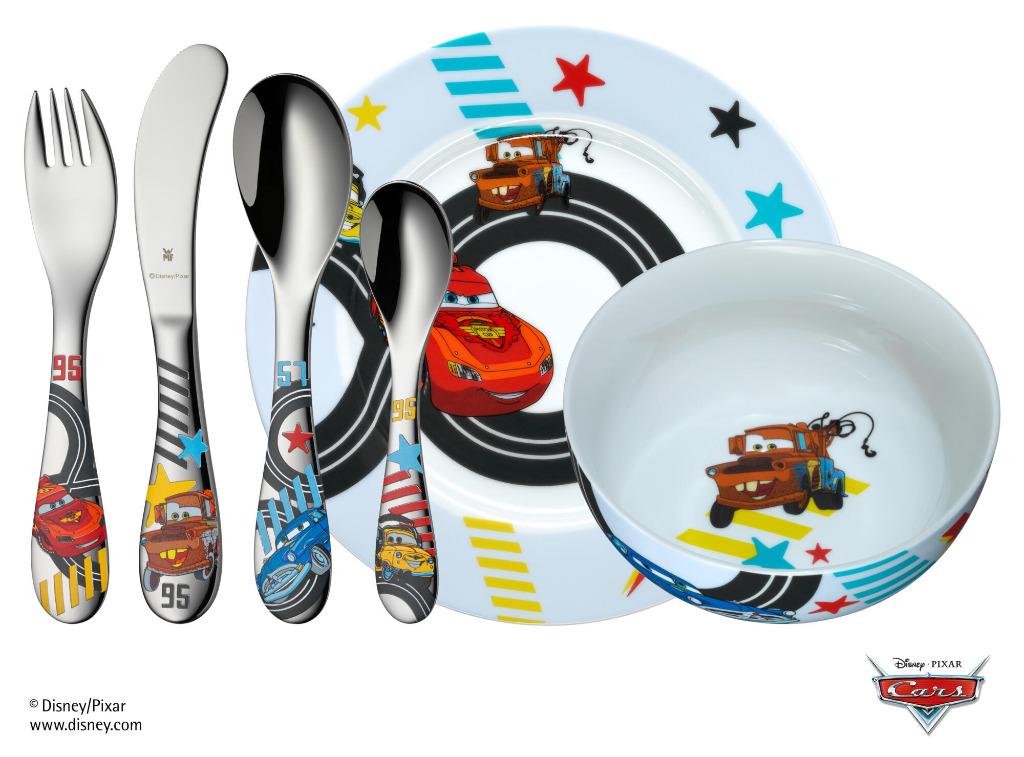 Disney Cars Set enfant 6 pièces - WMF, Verzamelen, Disney, Zo goed als nieuw, Servies, Ophalen of Verzenden