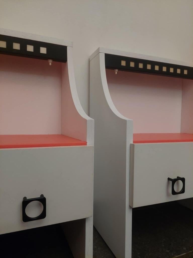 Set of 2 vintage nightstands, Space Age, 1970s, Enlèvement, Comme neuf
