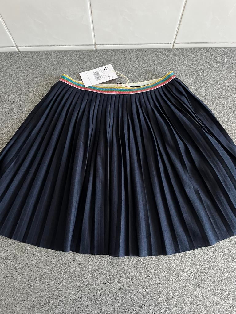 Donkerblauwe plooirok Du pareil au même - maat 140, Ophalen of Verzenden, Nieuw, Meisje, Jurk of Rok