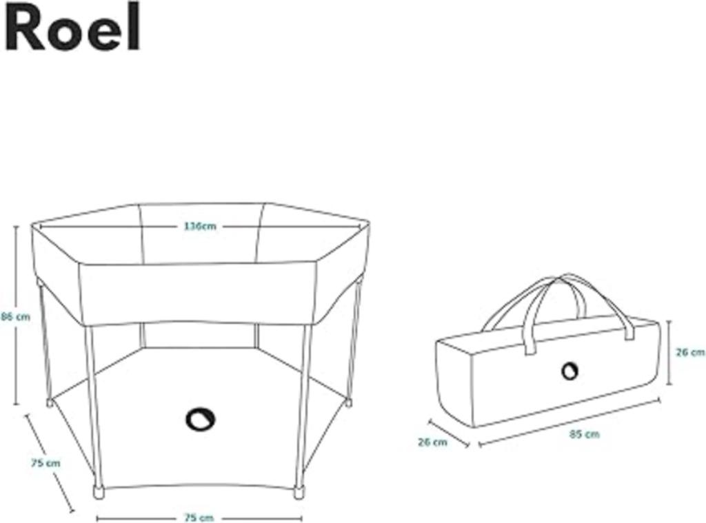 Roel Box voor baby Kinderbox Babypark GRATIS LEVERING, Verzenden, -, Nieuw, LIONELO