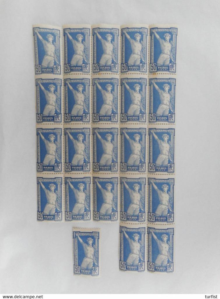 Postzegels Frankrijk nr 188 (x22)***+1X-** cotering 2227,5€, Verzenden, Postfris