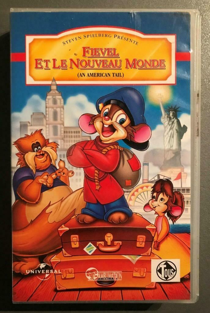 VHS Fievel et le nouveau monde -, Tous les âges, Enlèvement ou Envoi, Utilisé, Dessin animé