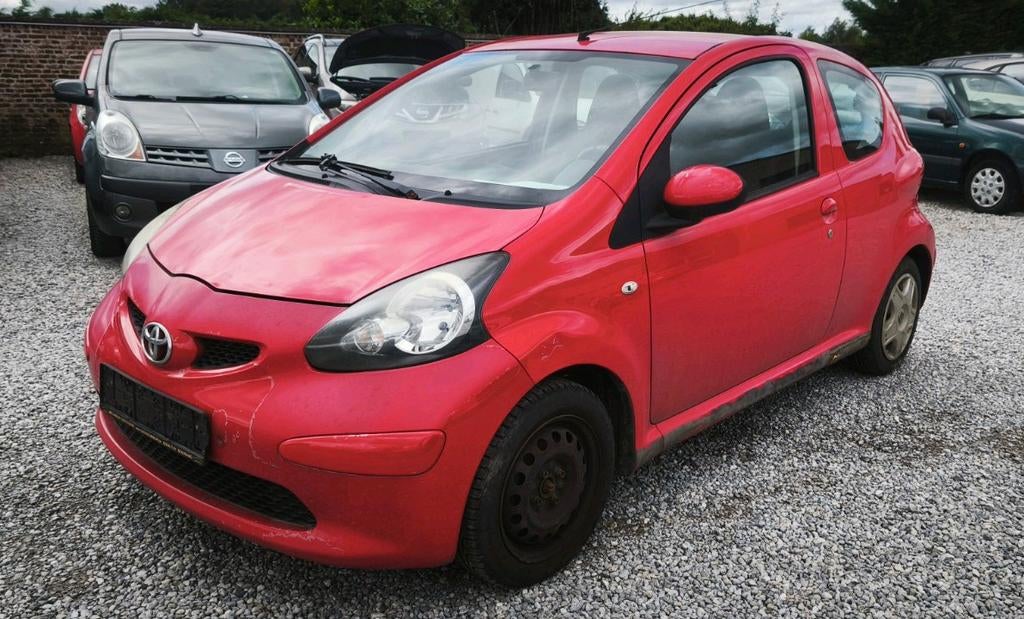 🆕EXPORT•TOYOTA AYGO_1.0 i(67CH)_04/2008💢EUR.4_A/C💢, Rouge, Achat, Entreprise, Boîte manuelle