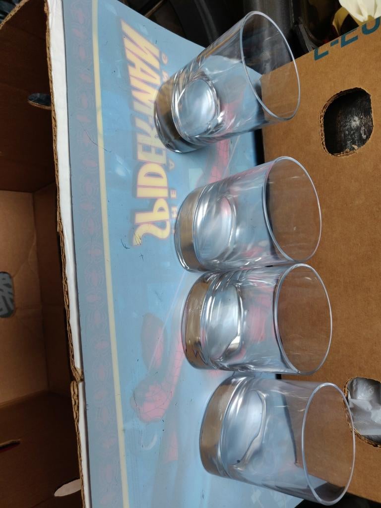 4 whiskey glazen, Ophalen of Verzenden, Zo goed als nieuw