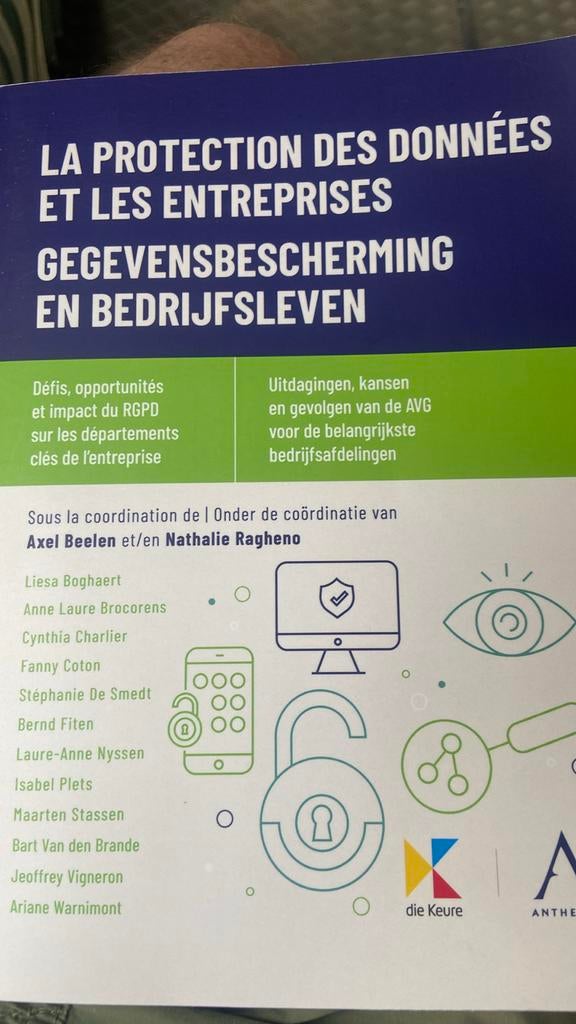 Gegevensbescherming en bedrijfsleven, Ophalen, Axel Beelen Nathalie Ragheno, Nieuw, Overige onderwerpen