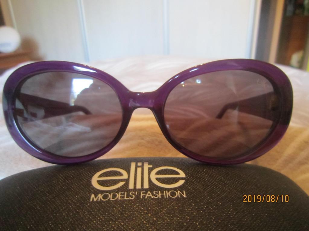 Lunettes soleil « elite 1601 prune » optic 2000, Neuf, Autres marques, Autres couleurs, Lunettes