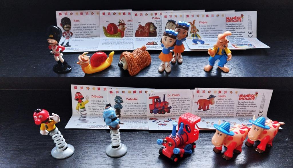 Série complète Manège Le Enchanté France 2005 + variantes, Collections, Enlèvement ou Envoi, Comme neuf, Figurines en plastique dur