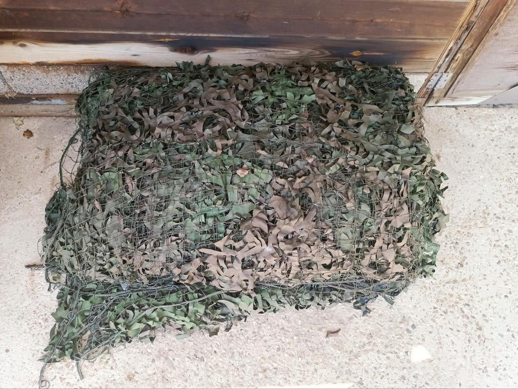 Camouflage net, Ophalen, Gebruikt