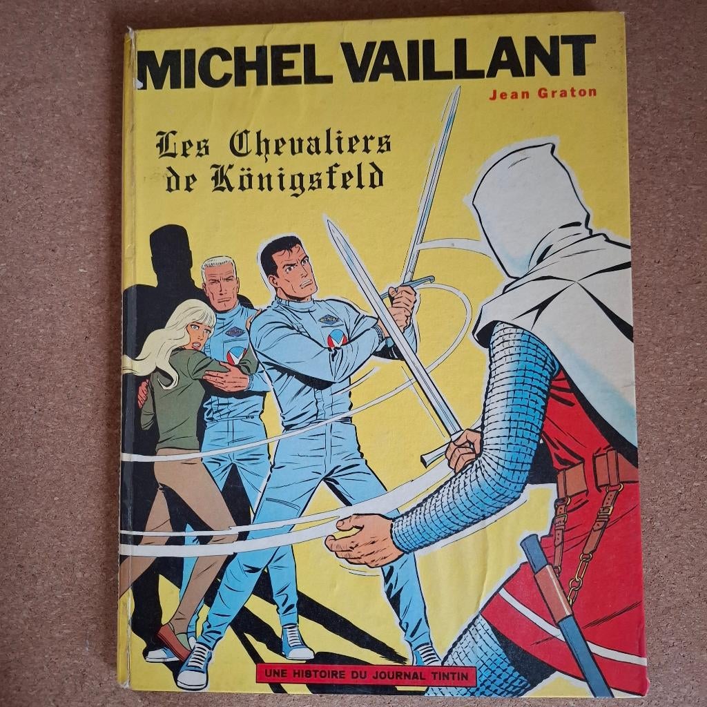 BD M.VAILLANT #12 Chevaliers de Königsfeld LOMBARD E.O.1967, Jean Graton, Une BD, Enlèvement, Utilisé