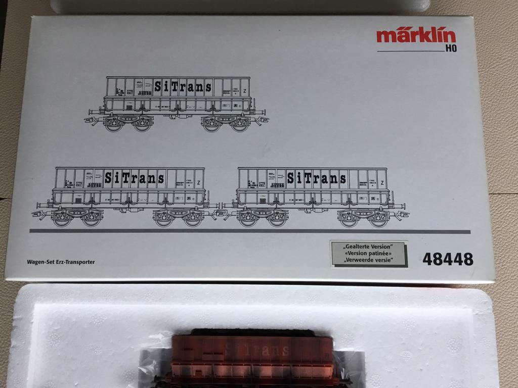 Marklin nmbs/sncb 48448 speciale versie gepatineerd!, Wisselstroom, Treinset, Ophalen of Verzenden, Zo goed als nieuw
