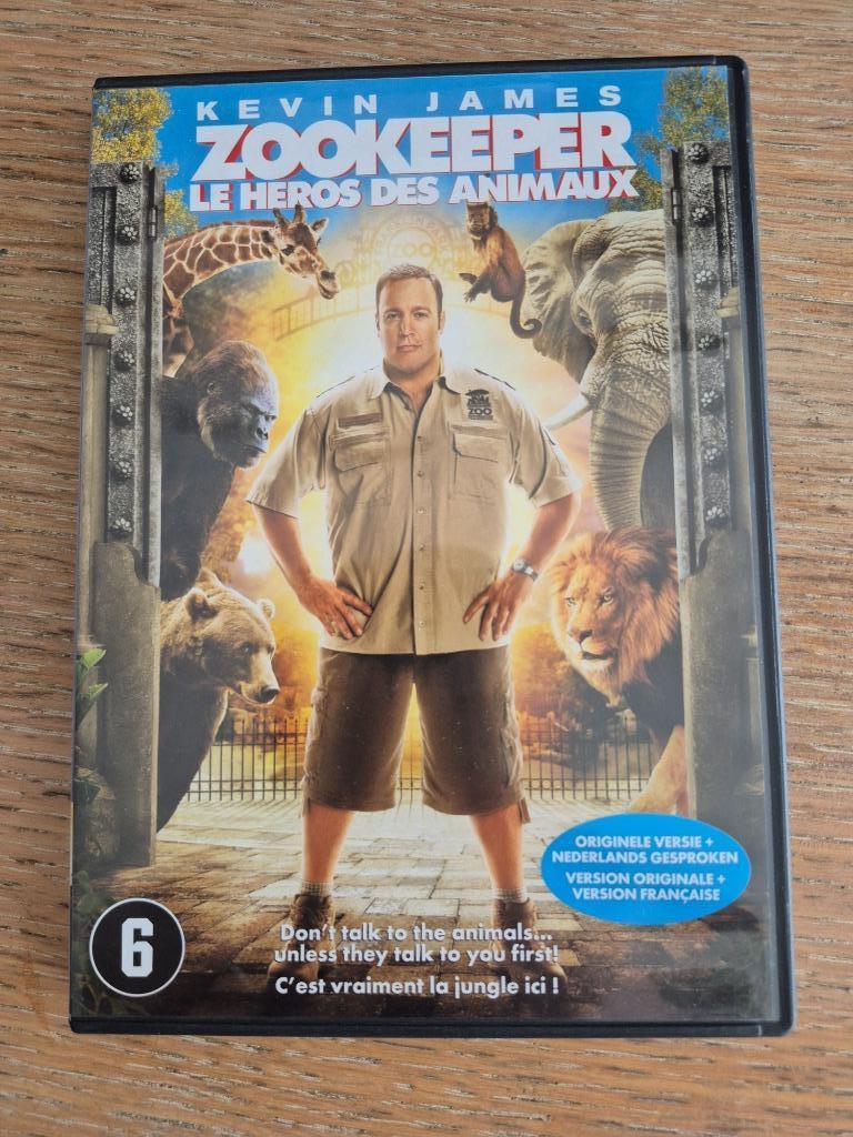 Dvd Zookeeper met Kevin James, Cd's en Dvd's, Ophalen of Verzenden, Zo goed als nieuw, Komedie, Vanaf 6 jaar