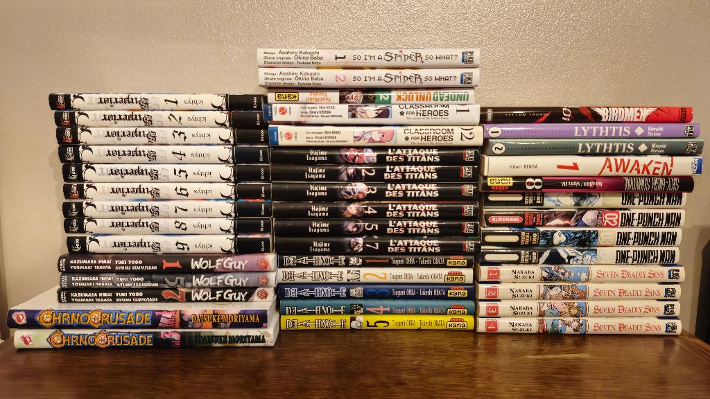 lot de manga à vendre en entier ou par série, Ophalen