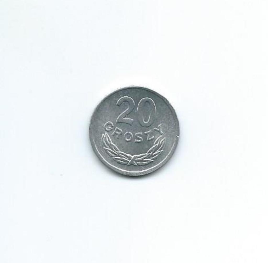 Polen, 20 Groszy 1975., Enlèvement ou Envoi, Pologne, Monnaie en vrac