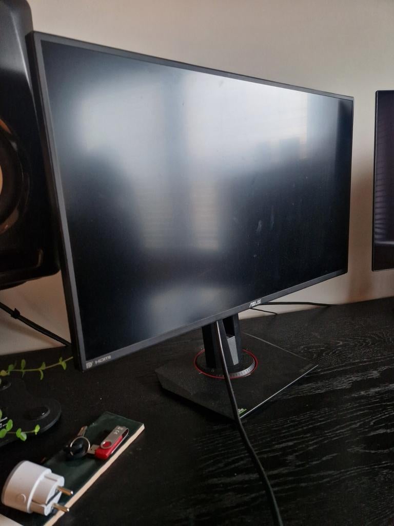 ASUS Tuf VG27AQ 165hz QHD Monitor, In hoogte verstelbaar, IPS, ASUS, Minder dan 1 ms