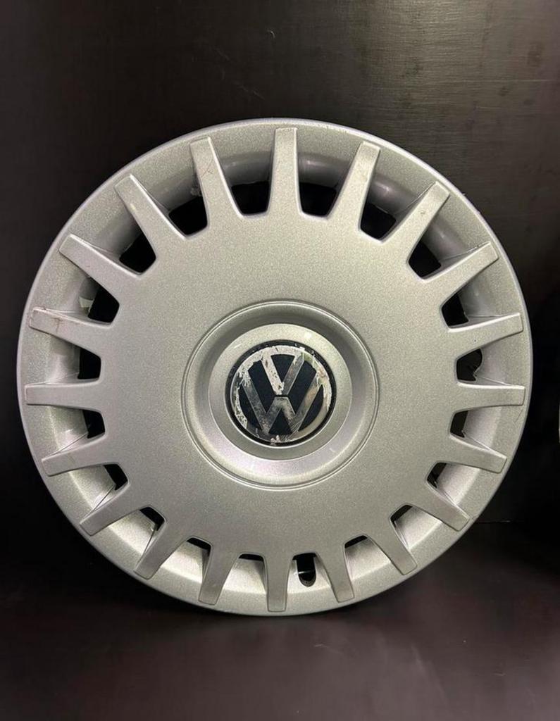 2 enjoliveurs vw passat bora caddy polo touran golf 4,5 15", Autos : Divers, Enlèvement ou Envoi, Utilisé