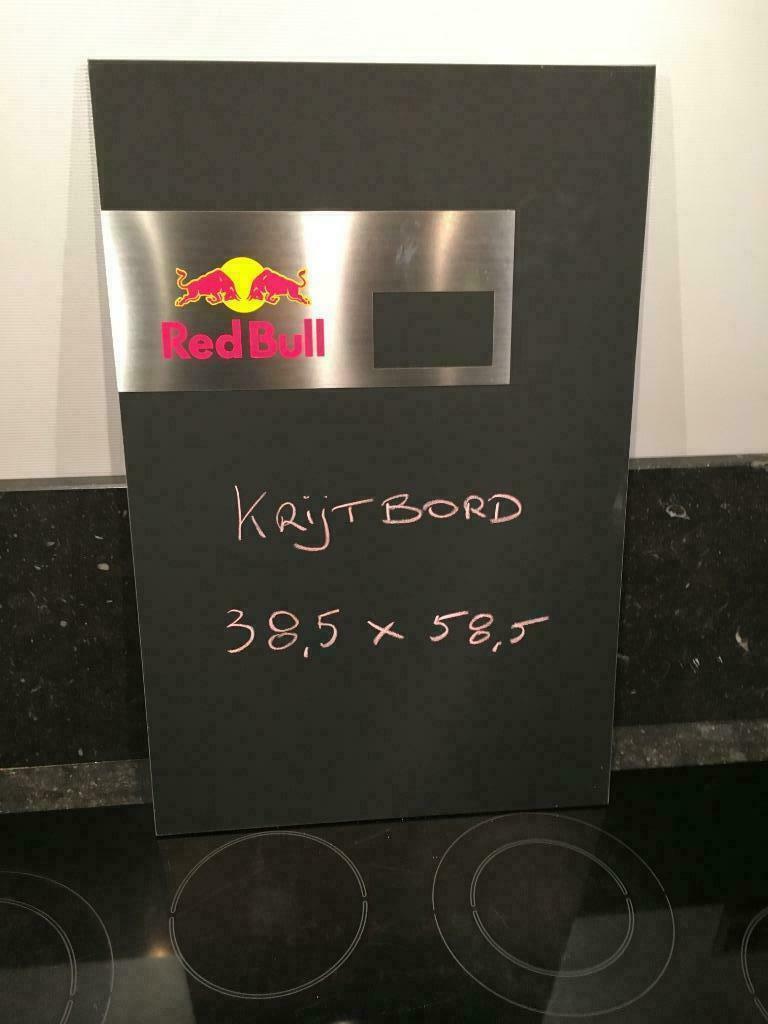 krijtbord- memobord- prijslijst    RED BULL, Verzamelen, Ophalen of Verzenden, Zo goed als nieuw, Reclamebord