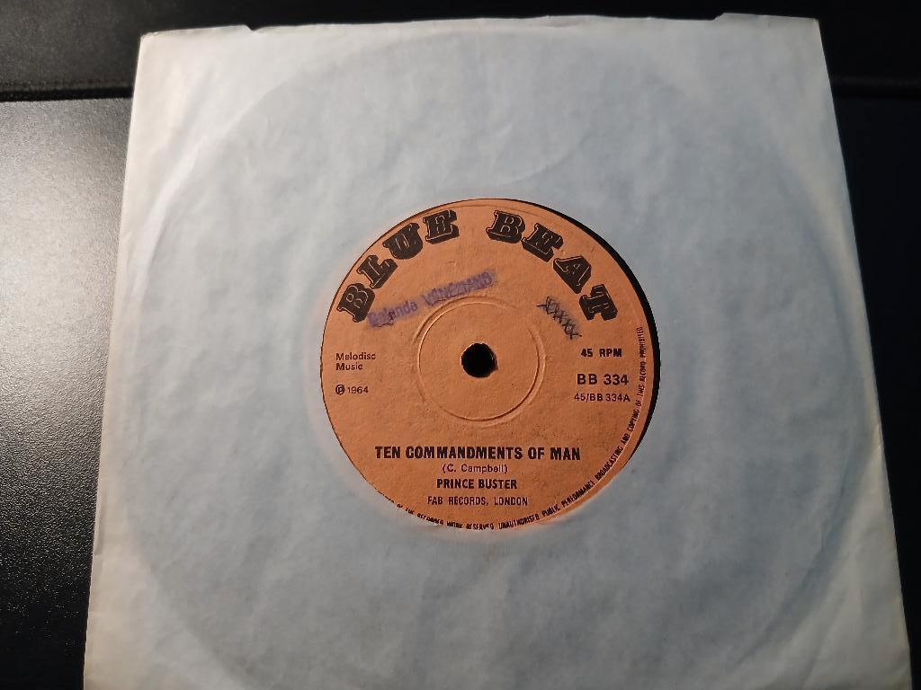 Prince Buster, ‎– Ten Commandments Of Man ' 7 Ska , Popcorn, Cd's en Dvd's, Vinyl Singles, Zo goed als nieuw, Overige genres, Ophalen of Verzenden