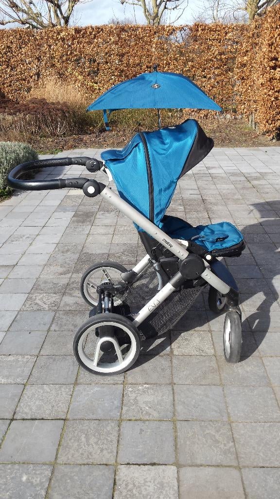 Kinderwagen Mutsy Evo, Kinderen en Baby's, Zo goed als nieuw, Mutsy, Verstelbare duwstang, Ophalen