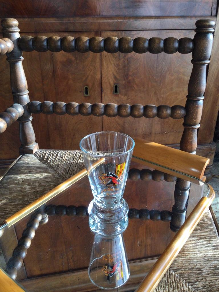 2 verres à Gancia type "lunettes", Ophalen of Verzenden, Nieuw, Borrel- of Shotglas