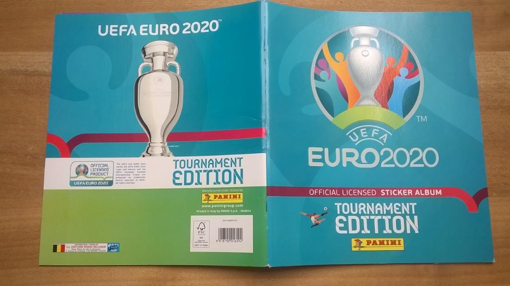 PANINI UEFA EURO 2020 TOURNAMENT EDITION LEEG ALBUM, Verzamelen, Ophalen of Verzenden, Boek of Tijdschrift