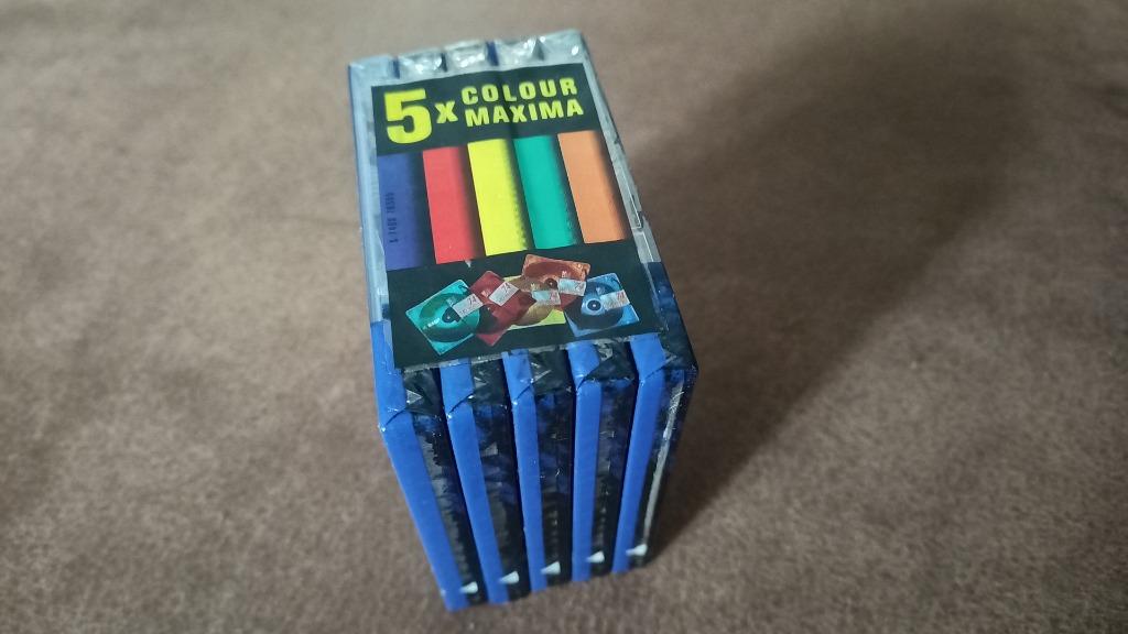 Minidisc BASF 5x74 Color Maxima, Enlèvement ou Envoi