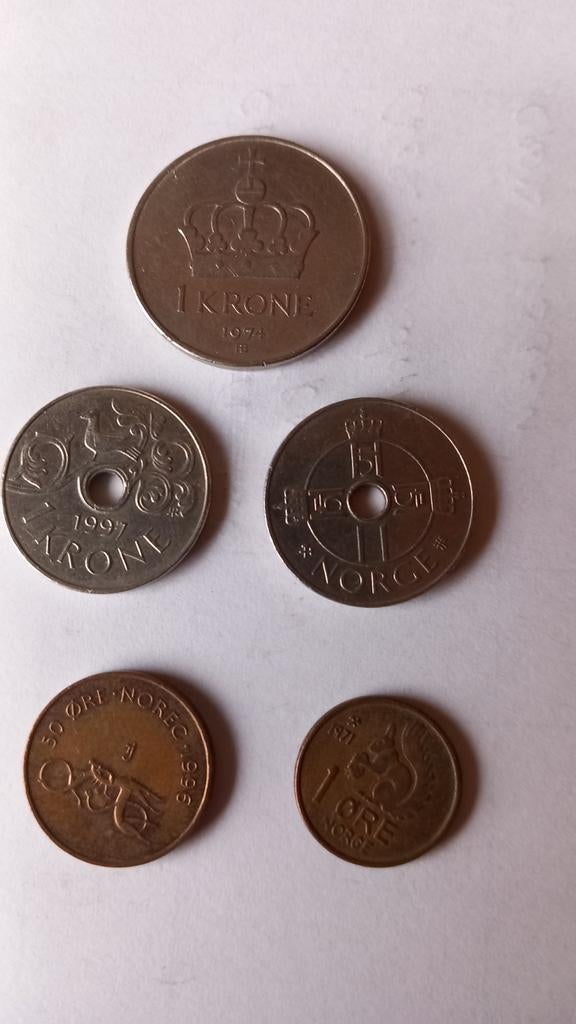 Monnaies norvégiennes (21), Enlèvement ou Envoi