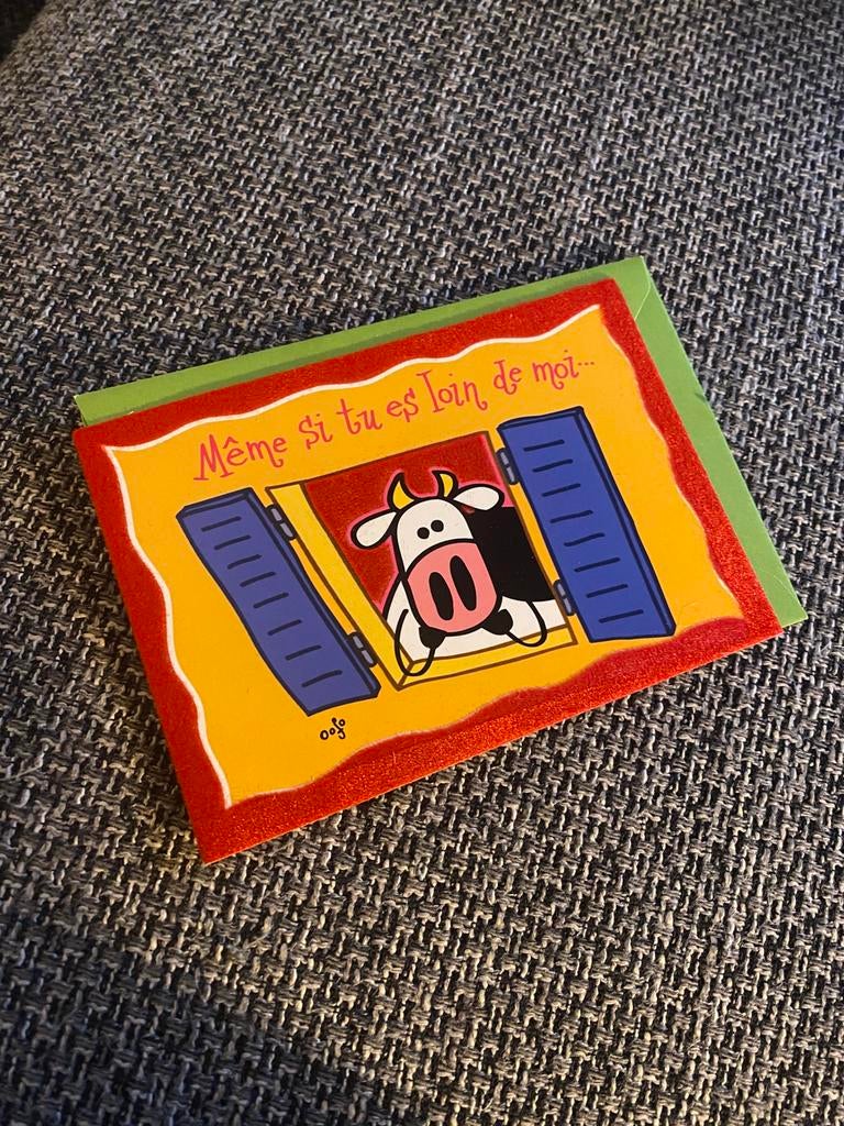 Carte postale vache, Enlèvement ou Envoi, 1980 à nos jours, Non affranchie, Liège
