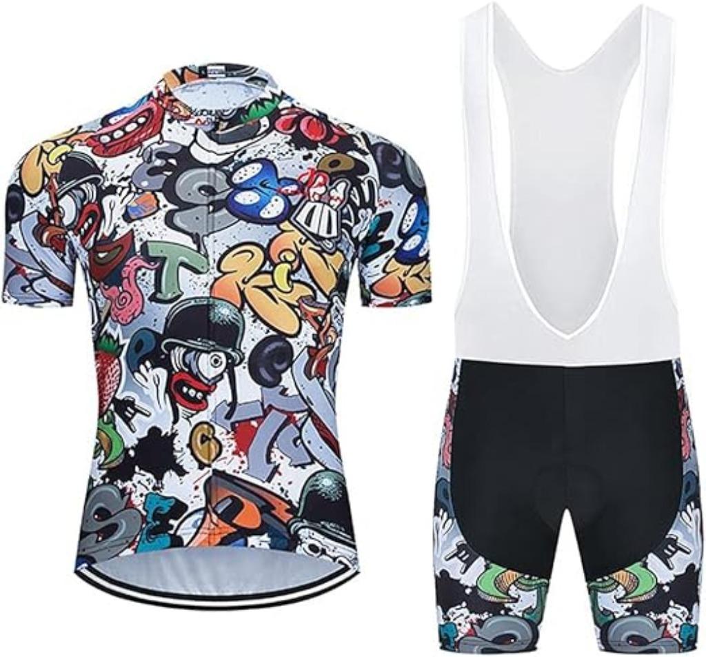 Fietsshirt met bretelbroek SNELLE GRATIS LEVERING
