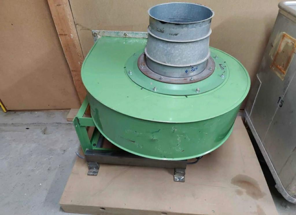 Turbine d'aspiration à copeaux de bois, Ophalen