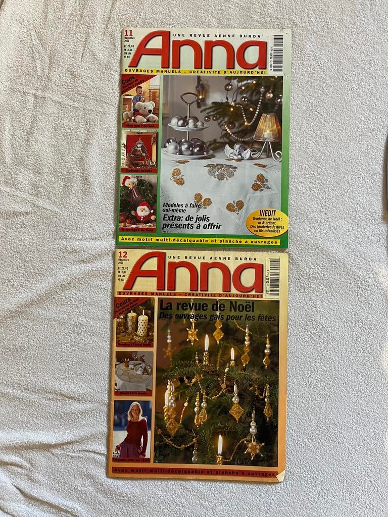 Revues Anna - Aenne Burda - 2001, Enlèvement ou Envoi
