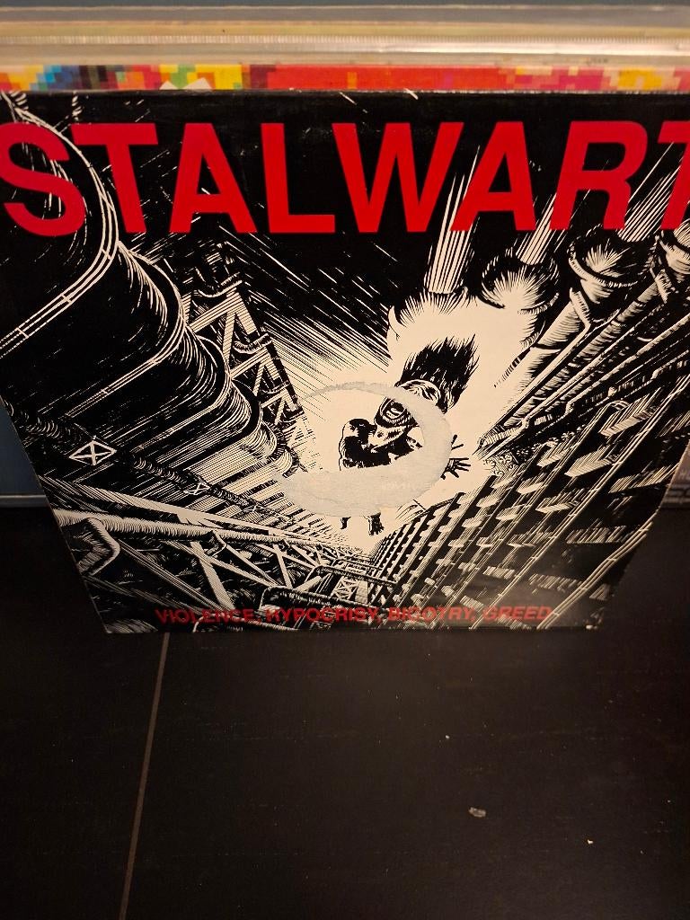 lp - stalwart - violence hypocrisy bigotry greed - bak 3, Ophalen of Verzenden, Gebruikt