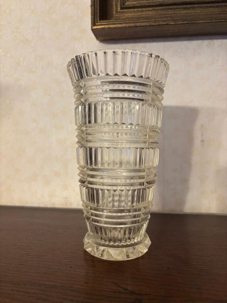 Glazen vaas, Huis en Inrichting, Woonaccessoires | Vazen, Ophalen, Zo goed als nieuw, Glas