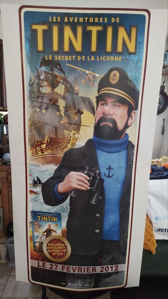 Oh, Skolane, c'est ça. ❗ Tintin/Tintin/158 cm sur 80 cm, Enlèvement, Publicité