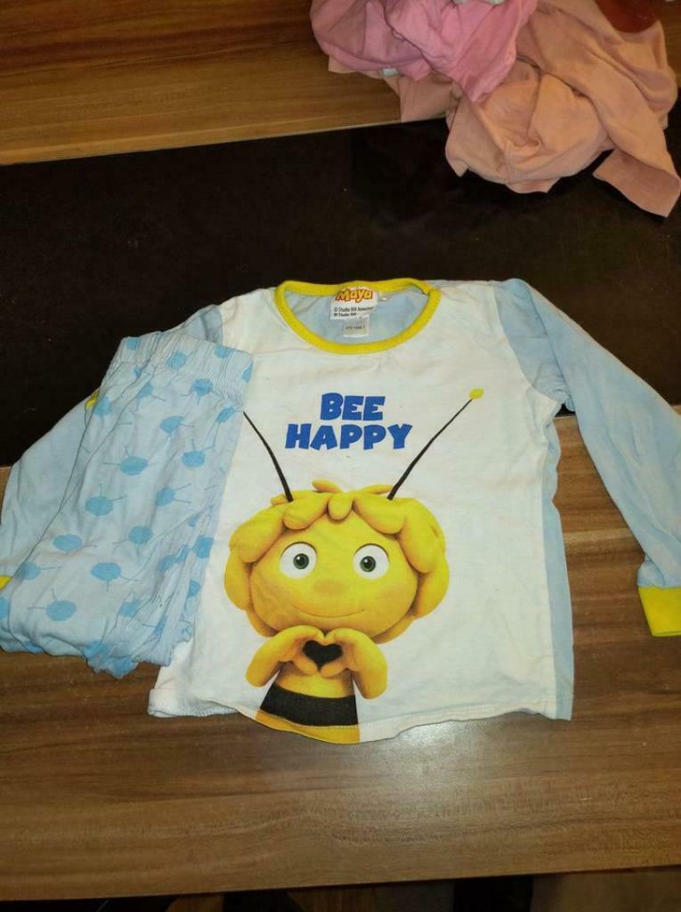 Pijama maya abeille jaune été 2-3ans, Enlèvement ou Envoi, Comme neuf, Fille, Vêtements de nuit ou Sous-vêtements